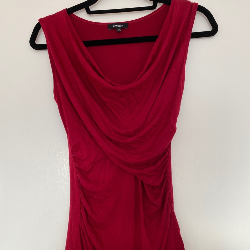 Express Deep Red Top